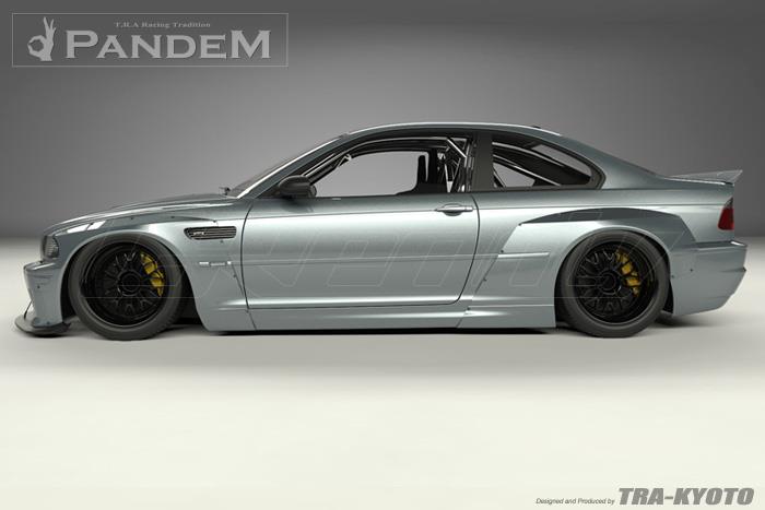 GReddy 1999-2006 BMW E46 Coupe Pandem Wide Body Blister Kit - photo 3