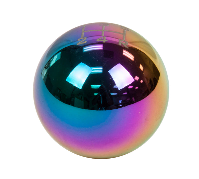 NRG Universal Ball Style Shift Knob - Heavy Weight 480G / 1.1Lbs. - Multi-Color/Neochrome (5 Speed) (SK-300MC-3-W) - photo 2