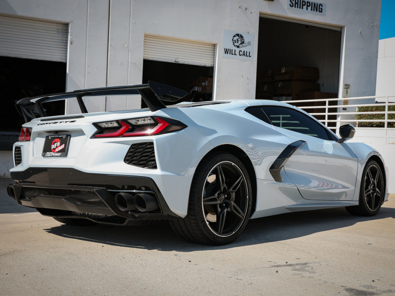aFe MACH Force-Xp 304 Stainless Steel Cat-Back Exhaust Black 2020 Chevrolet Corvette C8 - photo 6