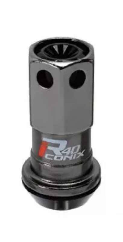 Project Kics 14x1.50 R40 Iconix Black Single Replacement Lug Nut (WZRI4KA)