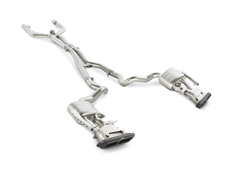Akrapovic 2015-2017 AMG C63 Estate Evolution Line Cat-Back (Titanium) with Carbon Tips (Req. Link Pipe) - photo 4
