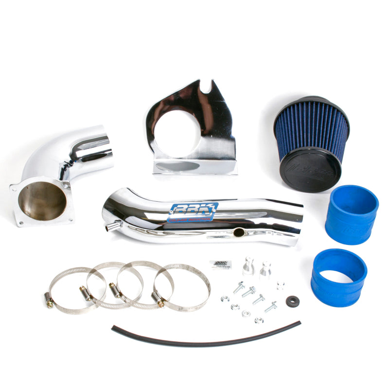 BBK 1999-2004 Mustang V6 Cold Air Intake Kit - Chrome Finish (bbk1719)