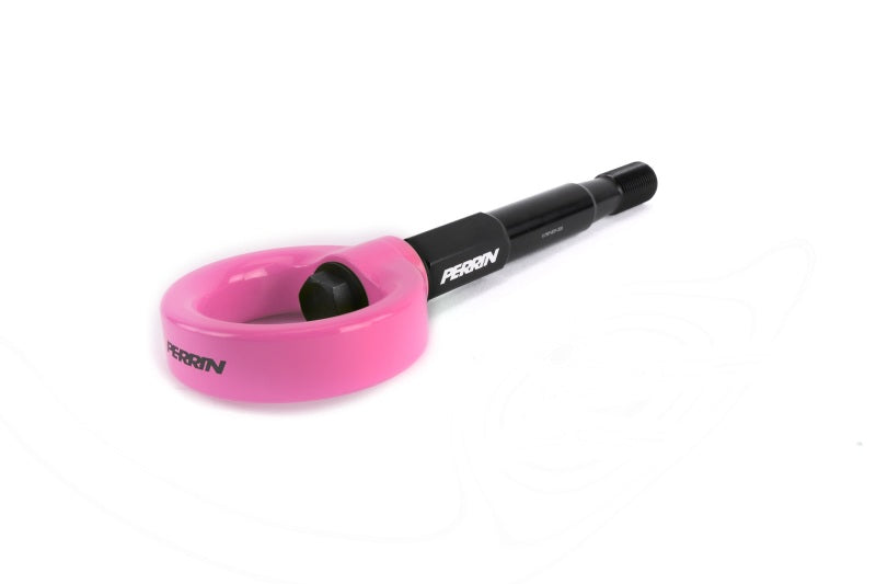 Perrin 15-17 Subaru WRX & STI / 13-17 Crosstrek / 12-16 Impreza Tow Hook Kit (Front) - Hyper Pink (PSP-BDY-232HP)