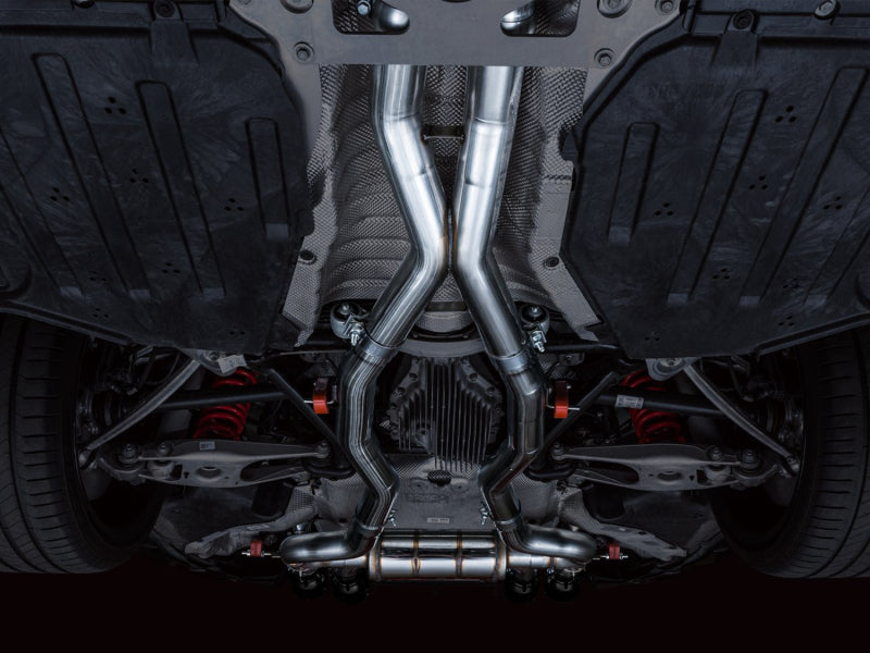AWE Tuning SwitchPath Cat-Back Exhaust for BMW G8X M3/M4 - Diamond Black Tips - photo 3