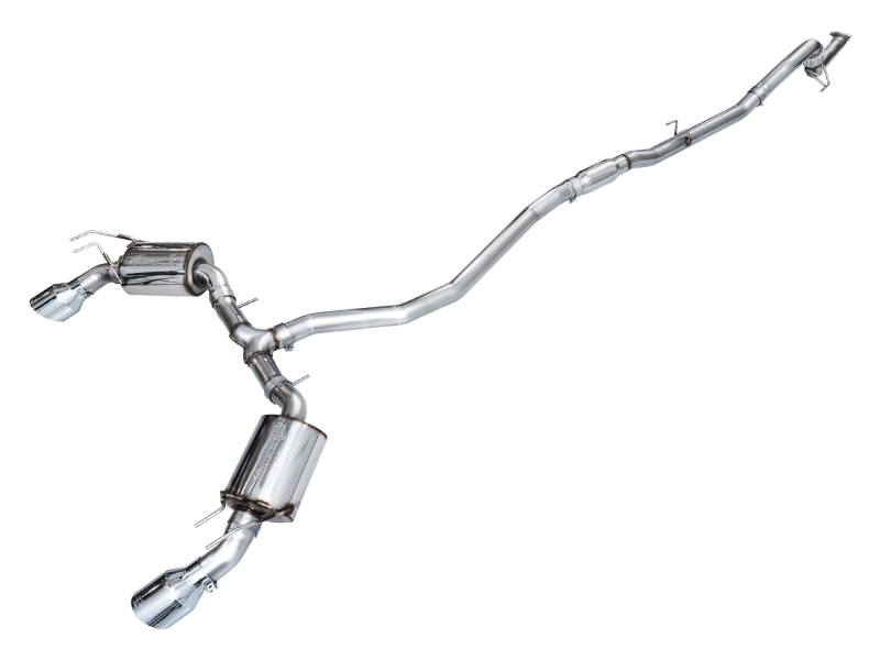 AWE Tuning 2022+ Honda Civic Si/Acura Integra Touring Edition Cat-Back Exhaust - Dual Chrome Silver Tip