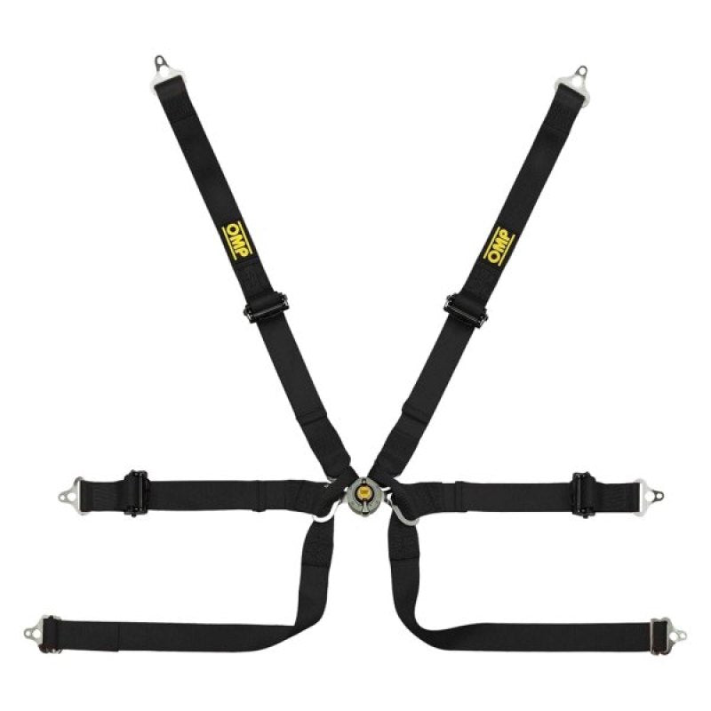 OMP Safety Harness Tecnica 2in Formula Black (FIA 8853-2016) (DA0-0206-A01-071)