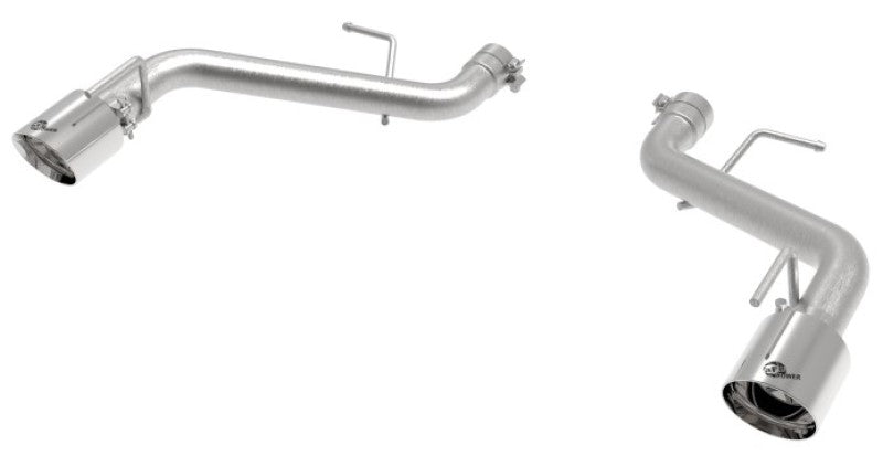 aFe POWER MACH Force-Xp 2.5in Axle-Back Exhaust System 2016-2020 Chevrolet Camaro SS V8 6.2L - Polished