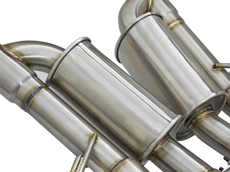 aFe MACH Force-Xp Axle-Back 304 Stainless Steel Exhaust with Carbon Fiber Tips 2015-2019 Chevrolet Corvette Z06 - photo 6