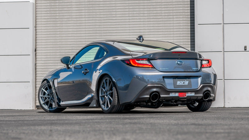 Borla 2022-2023 Subaru BRZ/Toyota GR86 2.4L RWD AT/MT ATAK Cat-Back Exhaust - Black Chrome Tips - photo 3