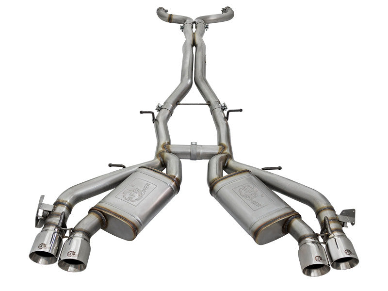 aFe MACH Force-Xp 3in 304 Stainless Steel Cat-Back Exhaust 2016-2017 Chevrolet Camaro SS V8-6.2L - photo 3
