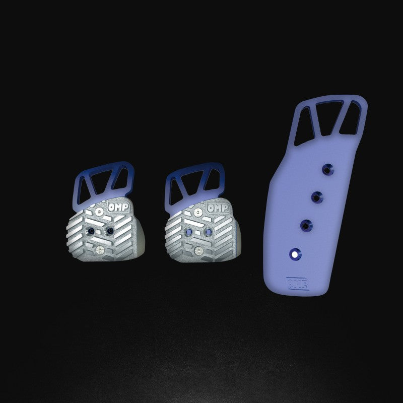 OMP Anodized Aluminum Pedals - Blue (Set of 3) (OA0-1069-041)