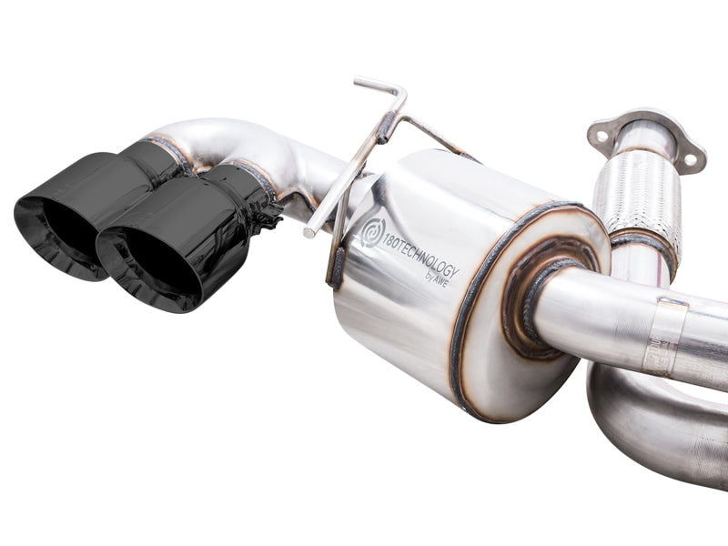 AWE Tuning 2020 Chevrolet Corvette (C8) Touring Edition Exhaust - Quad Diamond Black Tips - photo 4