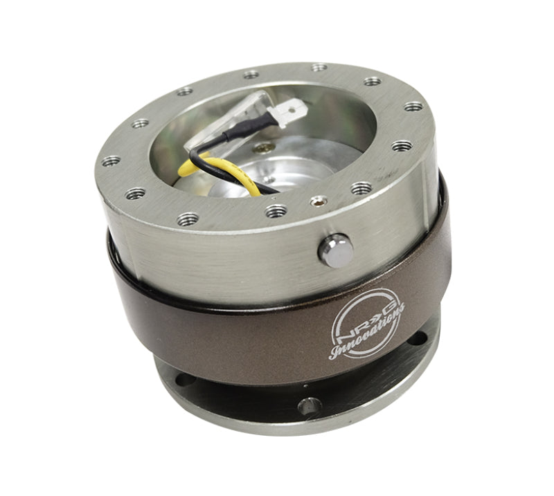 NRG Quick Release Gen 2.0 - Gunmetal Body / Titanium Chrome Ring (SRK-200GM)
