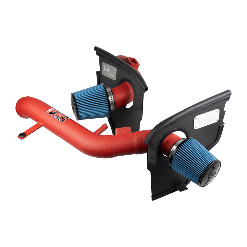 Injen 2015 M3/M4 3.0L Twin Turbo Wrinkle Red Short Ram 2pc. Intake System w/ MR Technology (injSP1116WR) - photo 3
