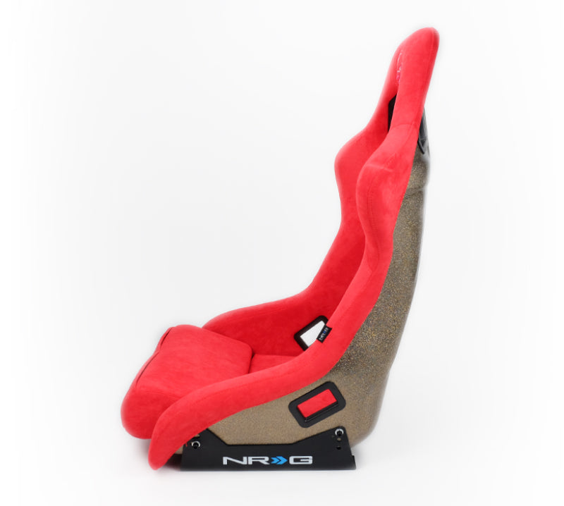 NRG FRP Bucket Seat ULTRA Edition - Large (Red Alcantara/Gold Glitter Back) (FRP-302RD-ULTRA) - photo 7
