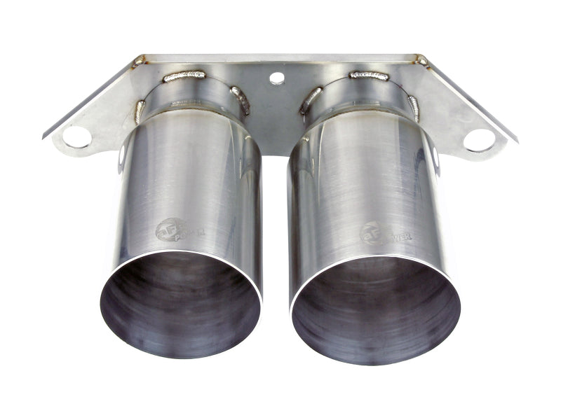 aFe Power MACH Force-Xp 4in 304 Stainless Steel Bolt-On Exhaust Tips Brushed 2014-2019 Porsche 911 GT3 3.8L/4.0L - photo 3