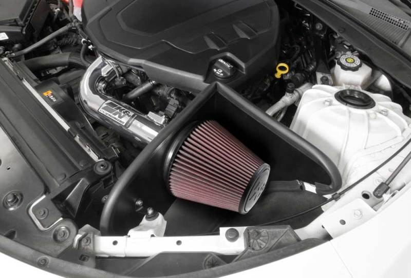 K&N 2016-2017 Chevy Camaro 3.6L Silver Typhoon Short Ram Intake (knn69-4535TP) - photo 10