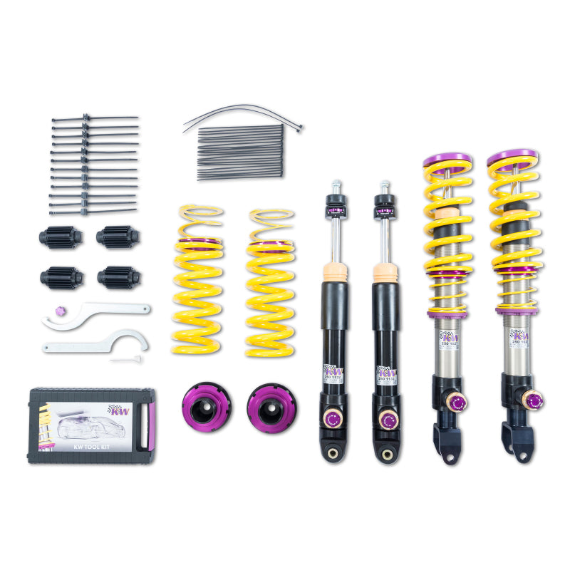 KW V4 Coilover Kit for Mercedes-Benz C-Class (W205) AMG C63/C63 S Coupe w/ Electronic Dampening (3A725089)