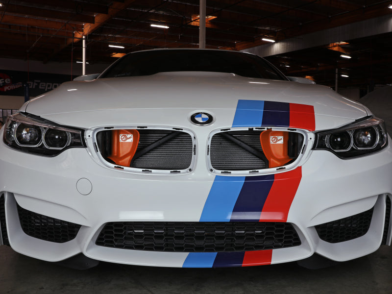 aFe Magnum FORCE Dynamic Air Scoop 2015-2018 BMW M3/2015-2020 M4 - Orange (afe54-13032SN) - photo 6