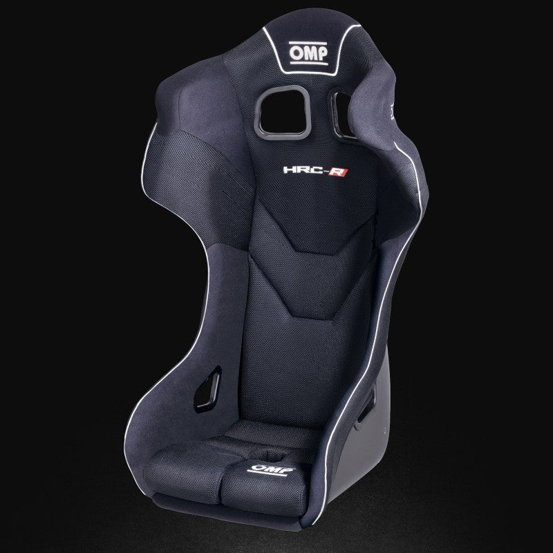 OMP HRC Fiberglass Air Seat Black - X-Large