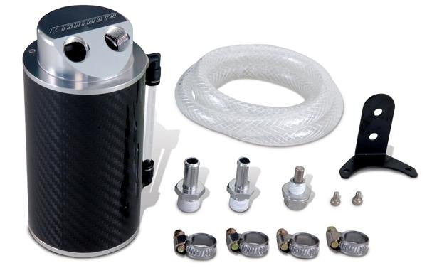 Mishimoto 2013+ Ford Focus ST Baffled Oil Catch Can Kit - Black