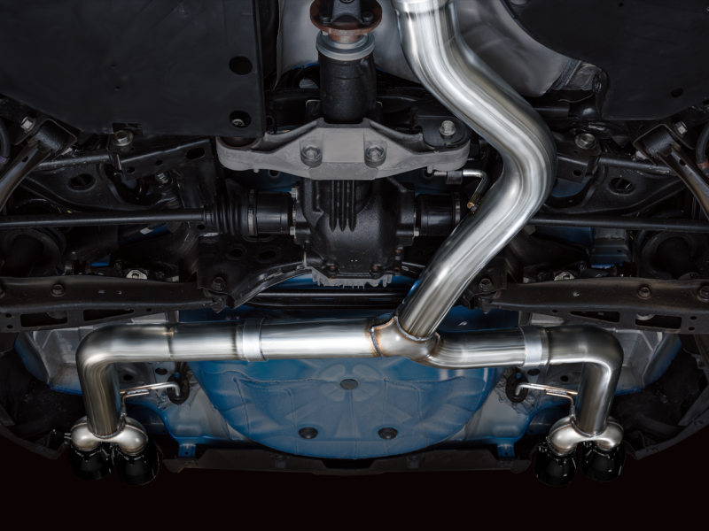 AWE Tuning 2022+ VB Subaru WRX Track Edition Exhaust - Diamond Black Tips - photo 3