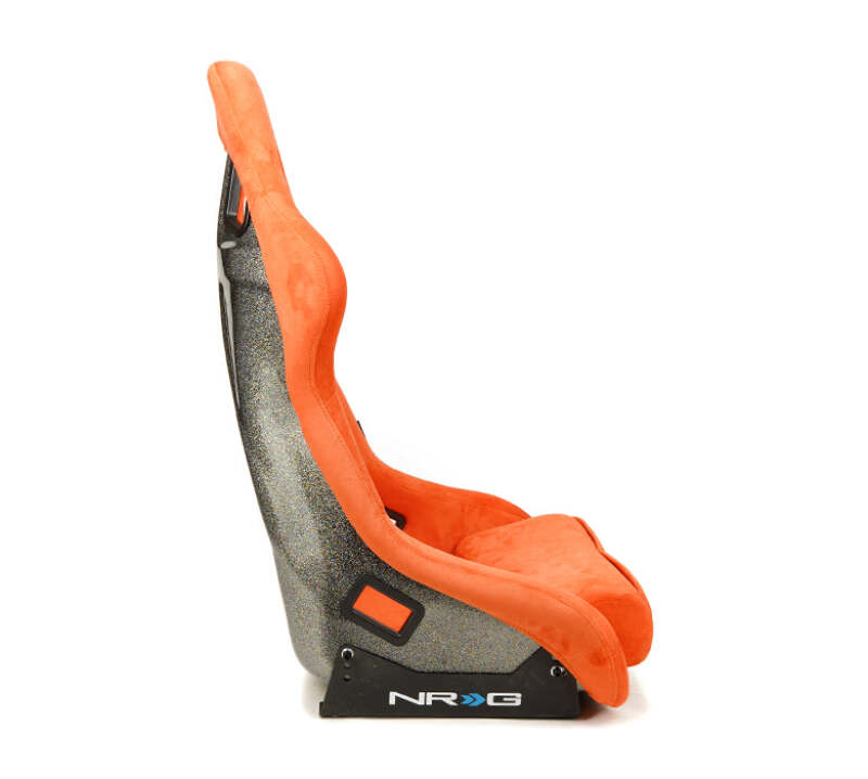 NRG FRP Bucket Seat ULTRA Edition W/ Grey Pearlized Back / Orange Microfiber Material - Large (FRP-302OR-ULTRA) - photo 4
