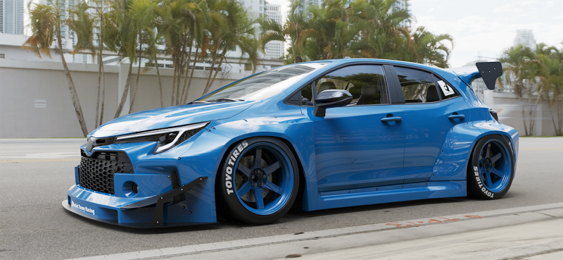 GReddy Pandem 2023+ Toyota GR Corolla Full Widebody Kit w/ Wing - photo 4