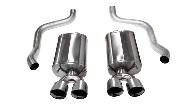 CORSA Performance 2009-2013 Chevrolet Corvette C6 6.2L V8 Polished Sport Axle-Back Exhaust - photo 4
