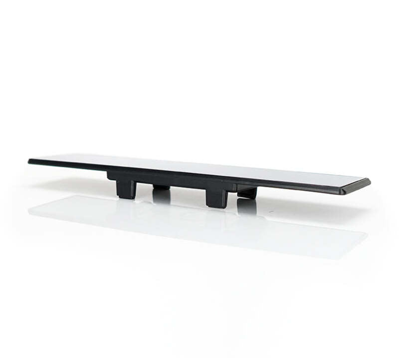 NRG 270mm Wide Panorama Clip-on Rearview Mirror - Flat w/ Blue Tint (IM-270FBL) - photo 5