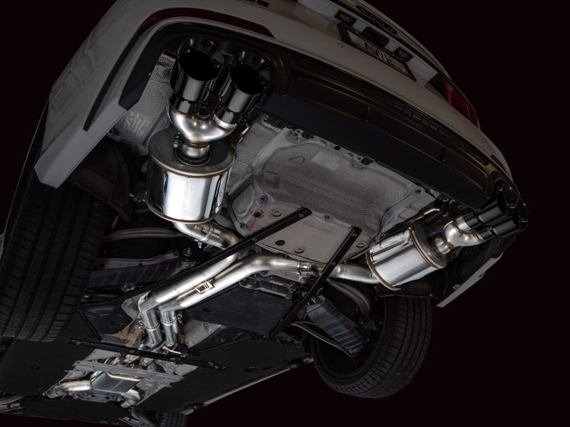 AWE Tuning 2019-2023 Audi C8 S6/S7 2.9T V6 AWD Touring Edition Exhaust - Diamond Black Tips - photo 4