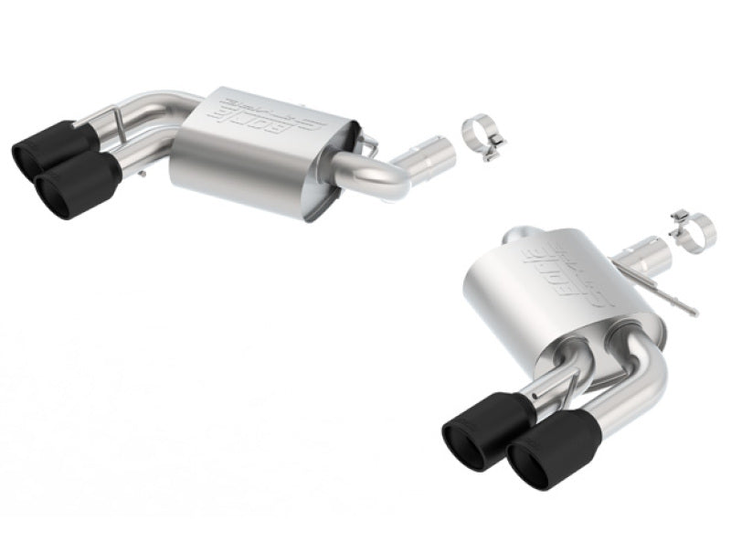 Borla 2016-2017 Chevrolet Camaro SS AT/MT S-Type Rear Section Exhaust without Dual Mode Ceramic Black