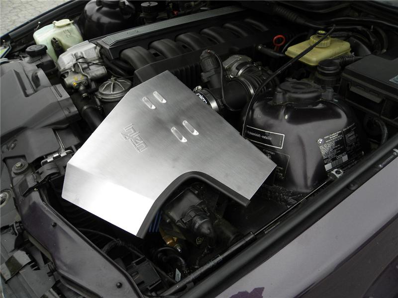 Injen 1992-1999 BMW E36 323i/325i/328i/M3 3.0L Black Air Intake w/ Heat-Shield and Top Cover (injSP1105BLK) - photo 3