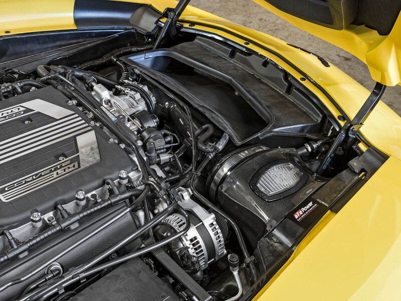 aFe Momentum Carbon Fiber Cold Air Intake System PDS/P5R 2015-2016 Chevrolet Corvette Z06 V8-6.2L (afe52-74202-C) - photo 9