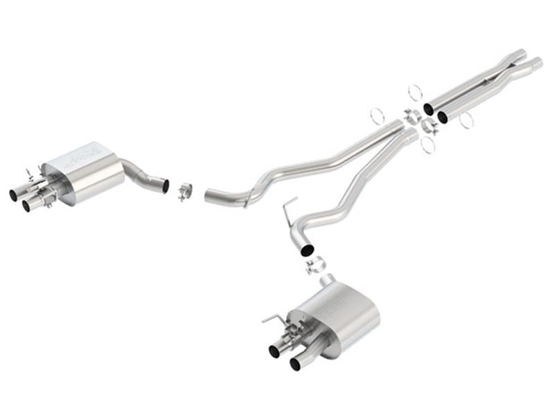 Borla 2015-2016 Ford Mustang Shelby GT350 5.2L ATAK Cat-Back Exhaust (Uses Factory Valence) - photo 4