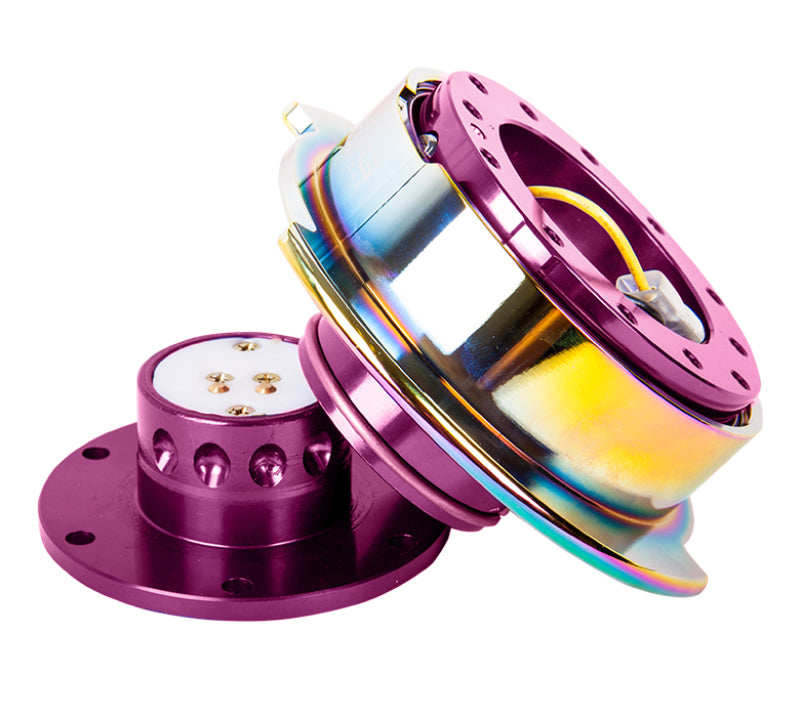 NRG Quick Release Gen 2.5 - Purple Body / Neochrome Ring (SRK-250PP/MC) - photo 2