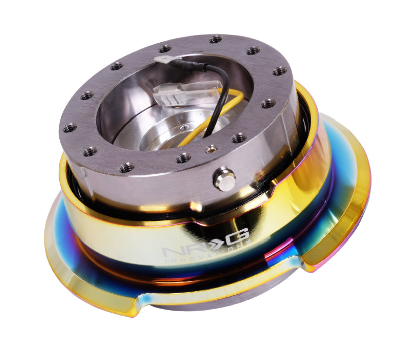 NRG Quick Release Gen 2.8 - Gun Metal Body / Neochrome Ring (SRK-280GM-MC)