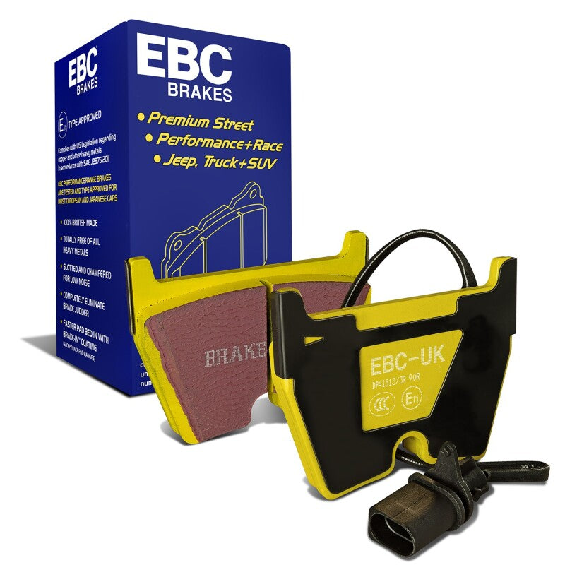 EBC Audi RS3 Yellowstuff 4000 Series Front Brake Pads (DP41513/3R)
