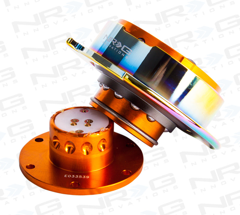NRG Quick Release Gen 2.5 - Rose Gold Body / Neochrome Ring (SRK-250RG/MC) - photo 2
