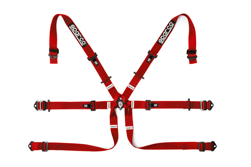 Sparco Belt 6 Point 2in Formula Red (04819H2RS)