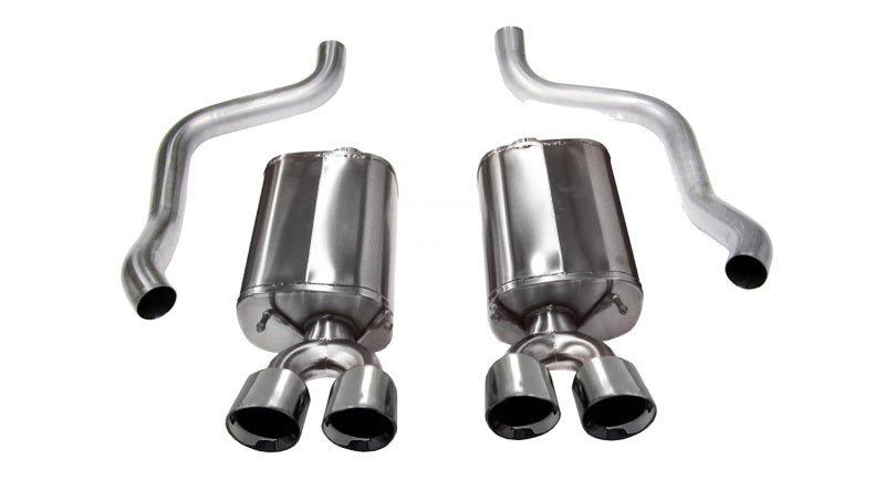 CORSA Performance 2009-2013 Chevrolet Corvette C6 6.2L V8 Polished Sport Axle-Back Exhaust - photo 2