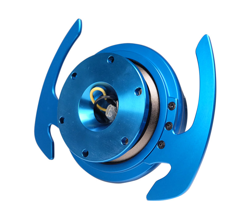 NRG Quick Release Kit Gen 4.0 - Blue Body / Blue Ring w/ Handles (SRK-700BL) - photo 4