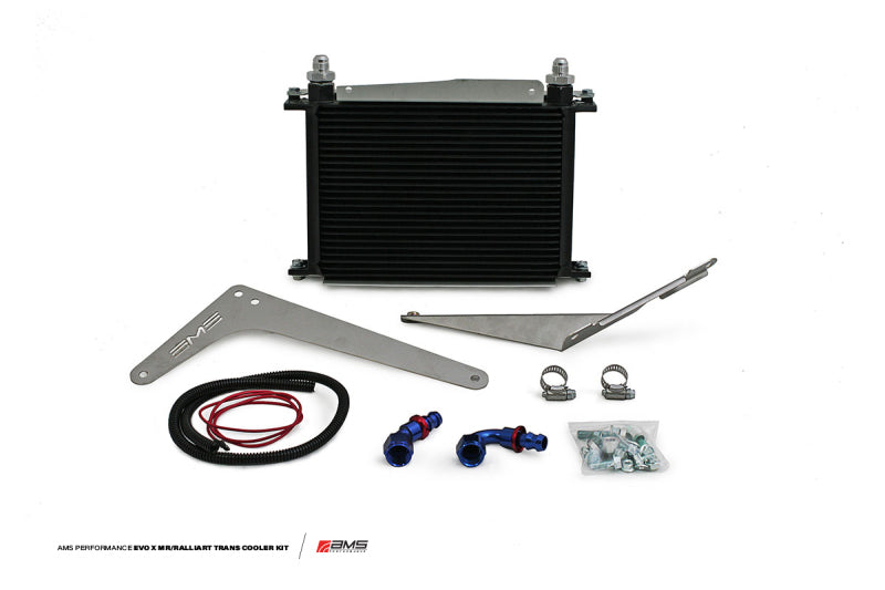 AMS Performance 2008-2015 Mitsubishi EVO X MR/Ralliart SST Transmission Oil Cooler Kit (amsAMS.04.02.0001-1) - photo 3