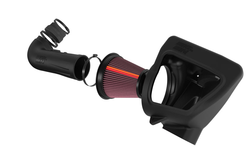 K&N 2016-2024 Chevy Camaro SS V8-6.2L F Performance Air Intake System (knn50-3092) - photo 7