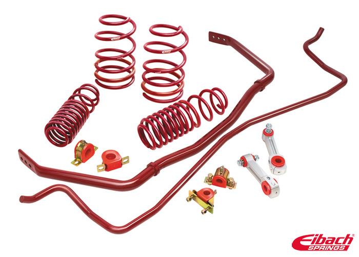 Eibach Sport-Plus Kit (Springs + Sway Bars) for 2015 Ford Mustang (S550) EcoBoost, V6 and GT (4.14535.880)