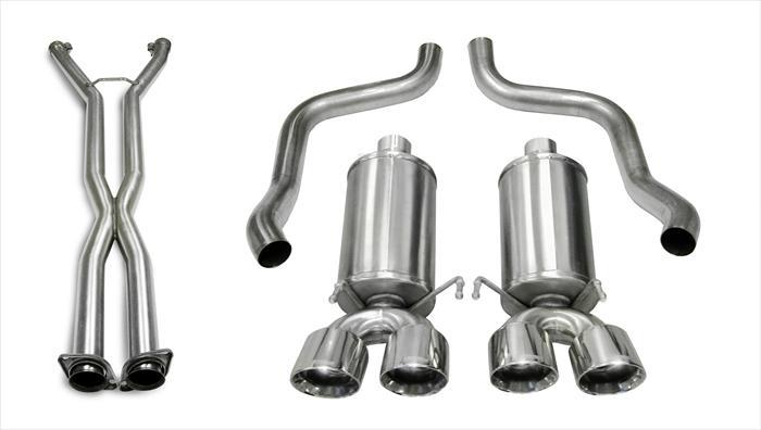 CORSA Performance 2005-2008 Chevrolet Corvette (C6) 2.5in Xtreme Cat-Back Exhaust - 3.5in Twin Tips - photo 4