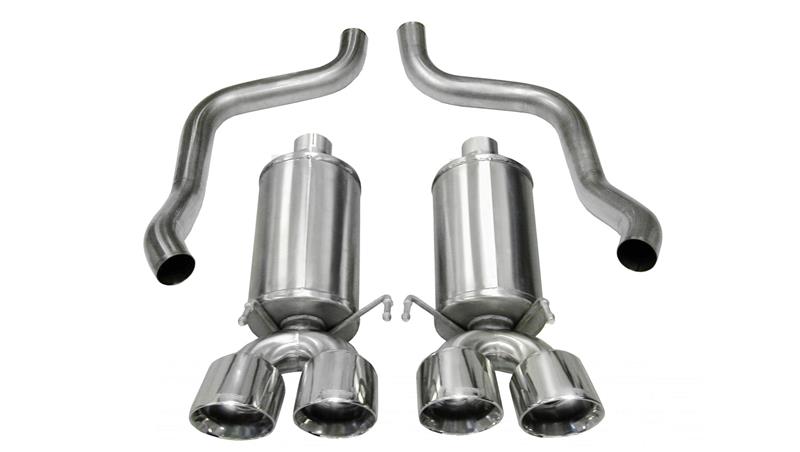 CORSA Performance 2009-2013 Chevrolet Corvette C6 6.2L V8 Polished Xtreme Axle-Back Exhaust - photo 4