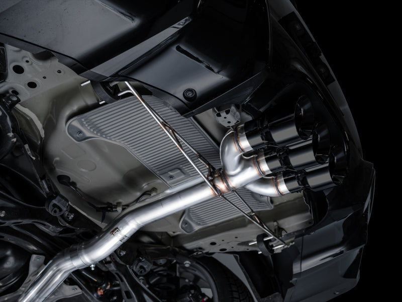 AWE Tuning 2024 Acura Integra Type S DE5 FWD Track Edition Exhaust with Triple Diamond Black Tips - photo 2