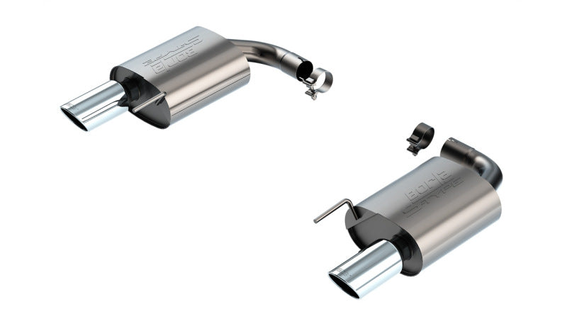 Borla 2024-2025 Ford Mustang Eco Boost 2.3L S-Type Axle-Back Exhaust with Chrome Tips