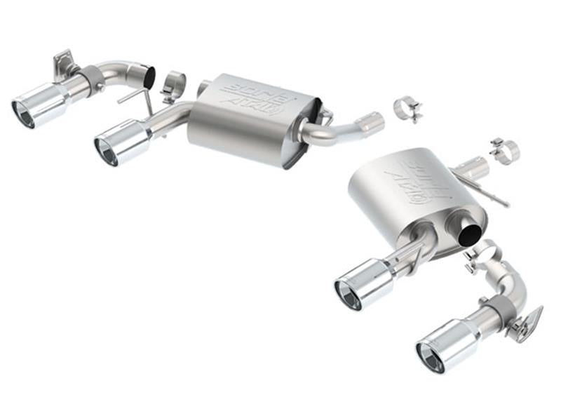 Borla 2016 Chevrolet Camaro V6 AT/MT ATAK Rear Section Exhaust with Dual Mode Valves - photo 4